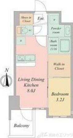 セレニテ東梅田アリエの物件間取画像